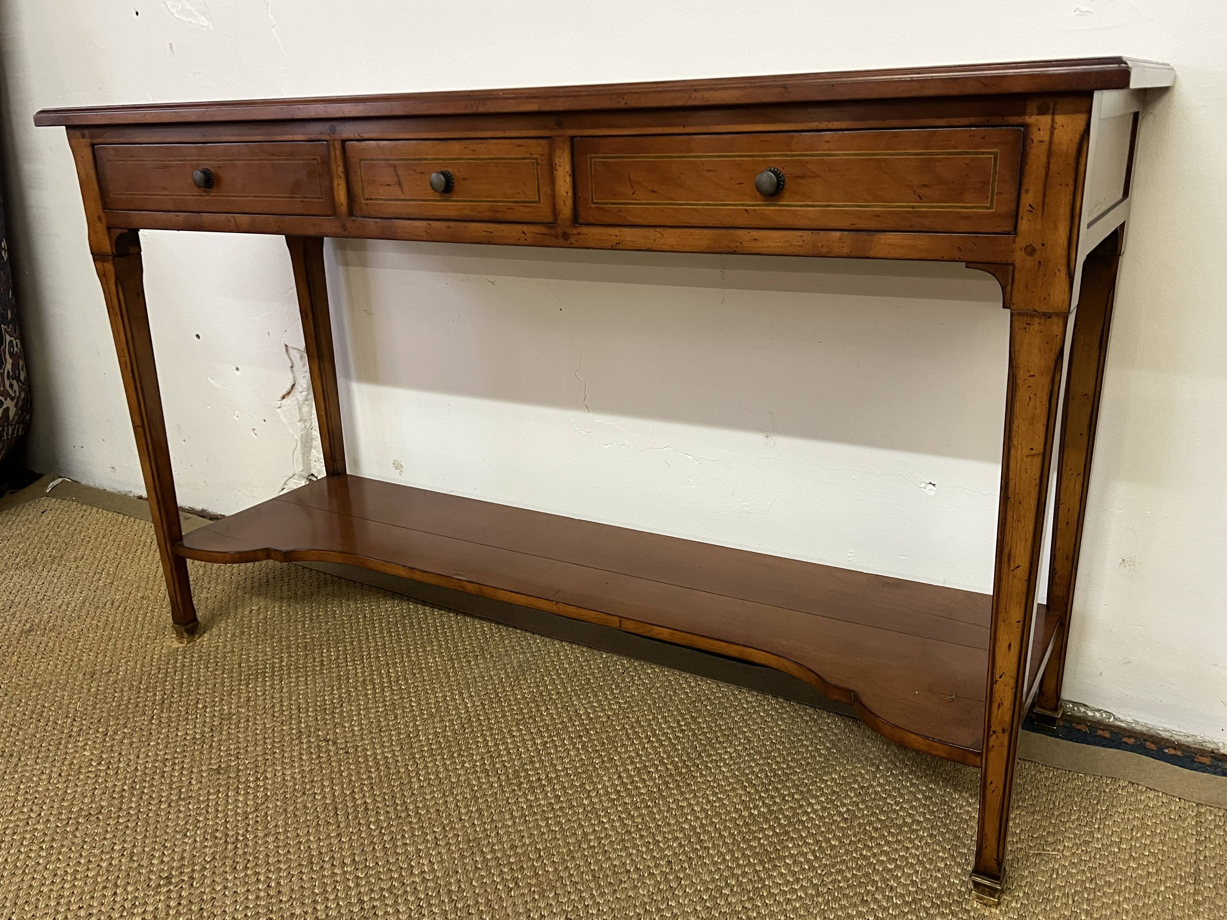 Console / server in Louis XV style cherry wood