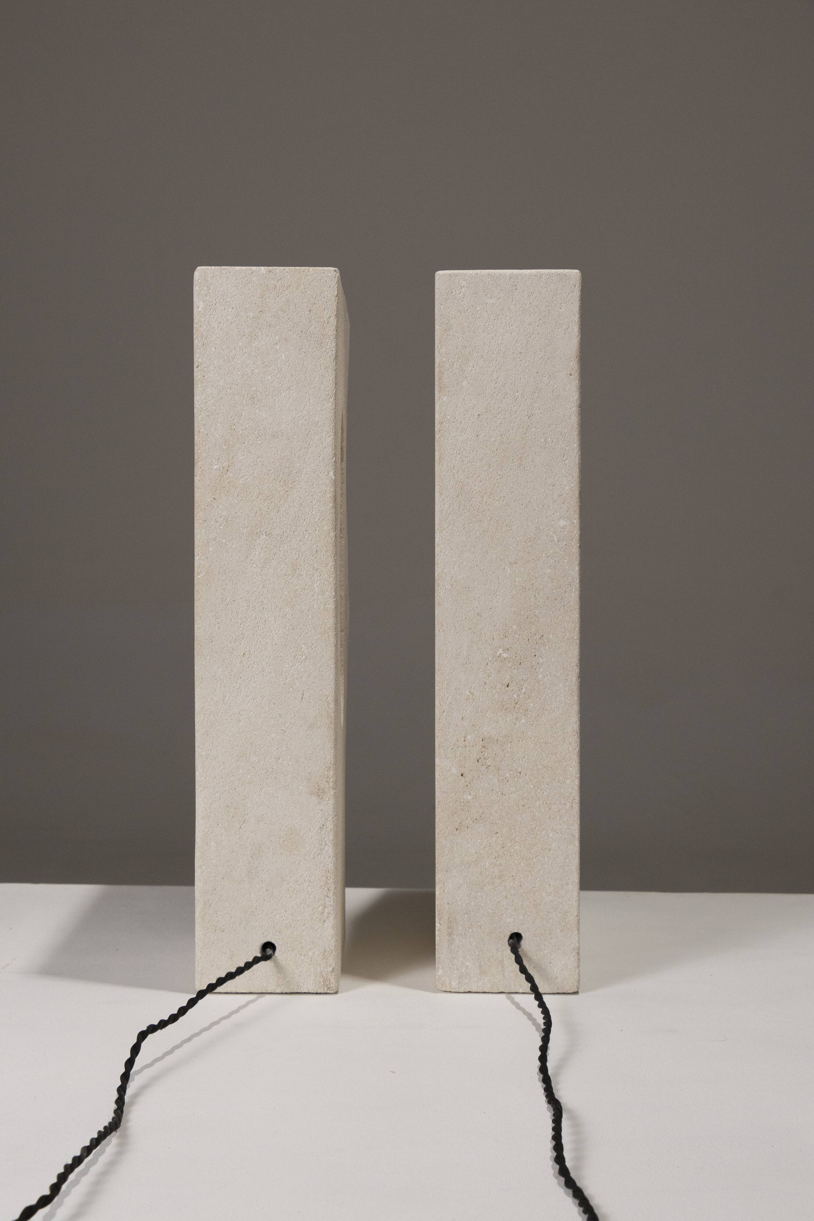 Pair of workshop lamps