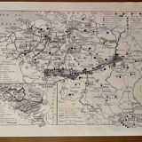 Map of Belgium from 1928