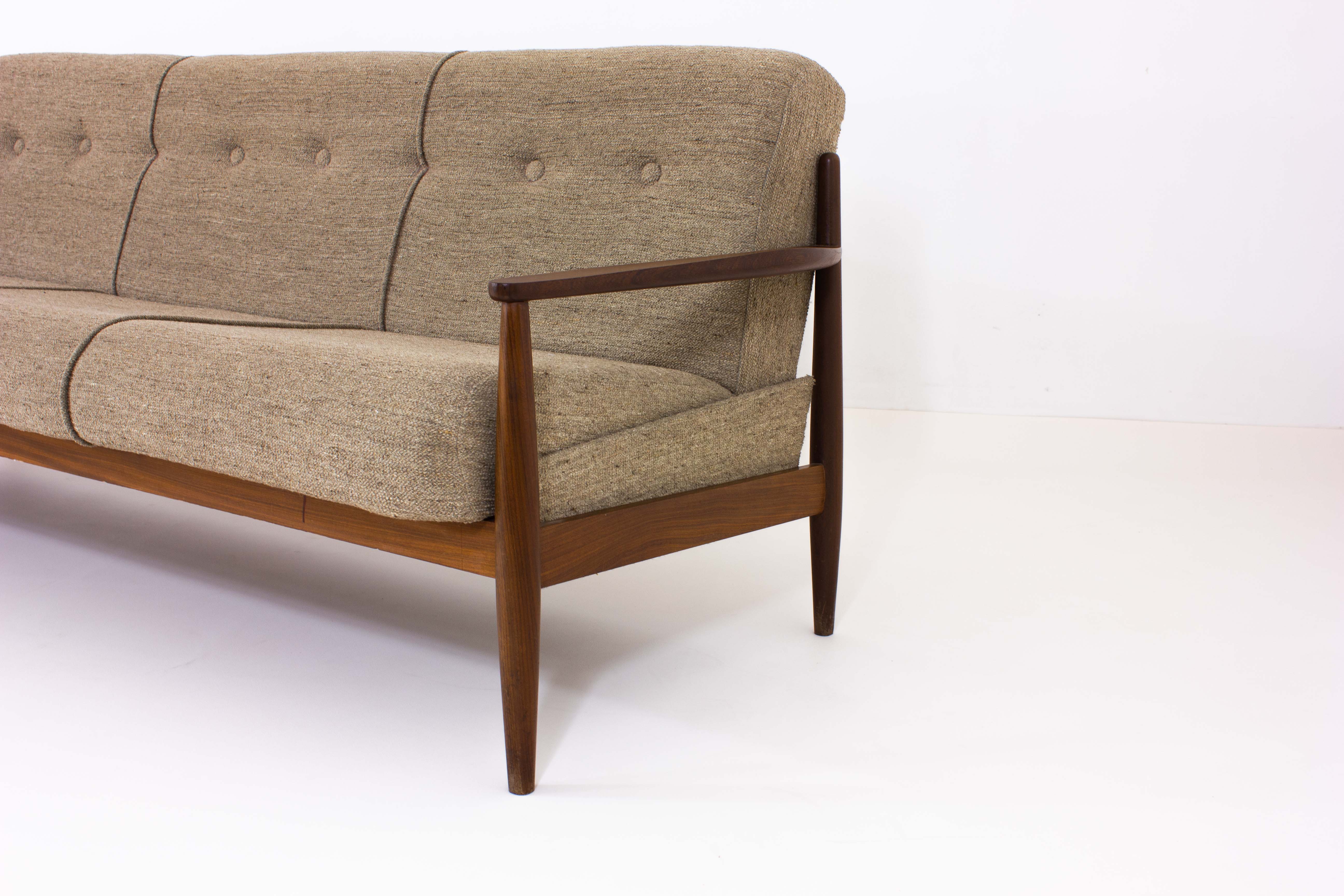 Danish daybed in teak by Arne Vodder, 1960s