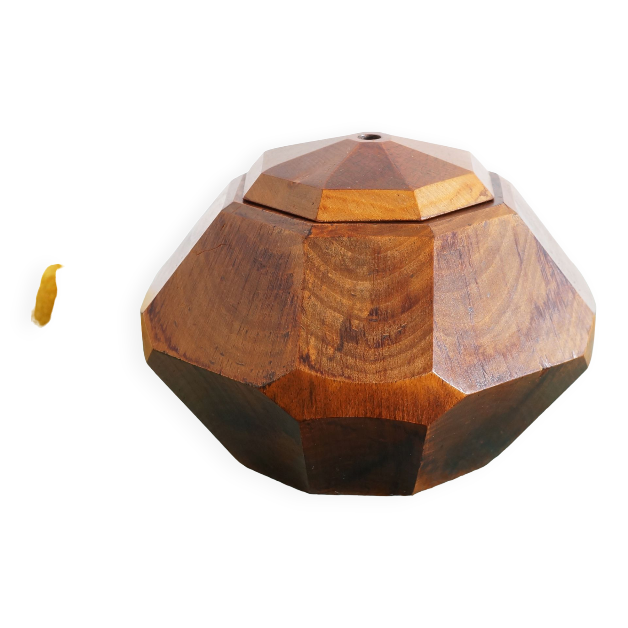 Octagonal art deco wooden box