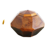 Octagonal art deco wooden box