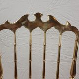 Paire de chaises Chiavarine, laiton