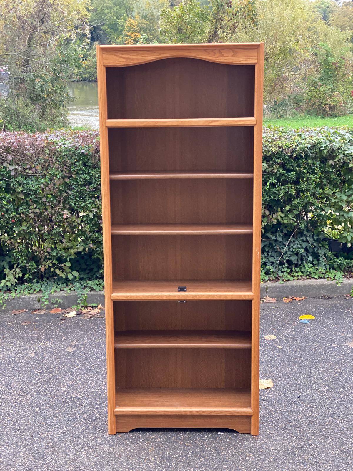 Vintage wooden shelf bookcase 80cm