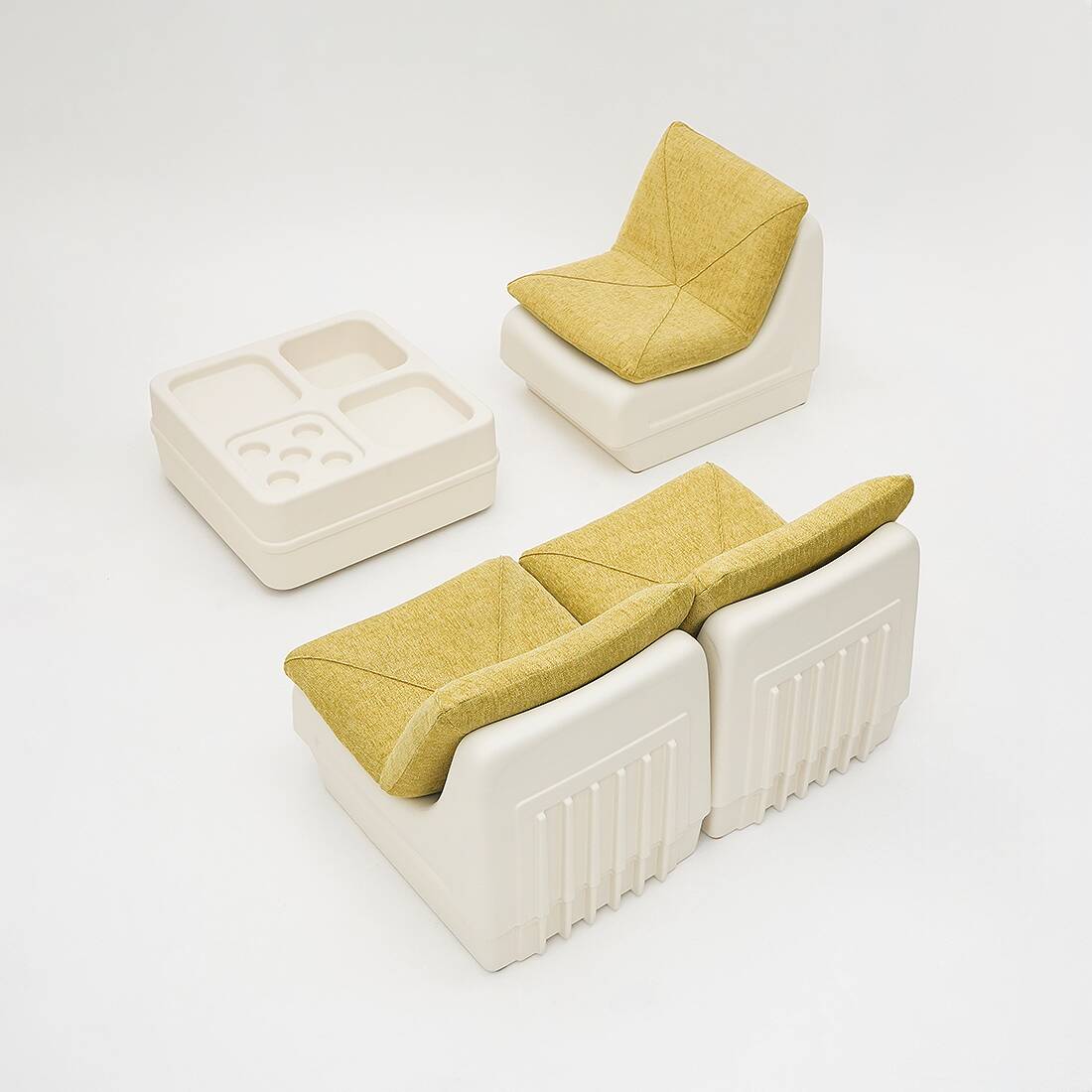 Modular sofa with coffee table by Cesare Casati for Sormani, 1970s