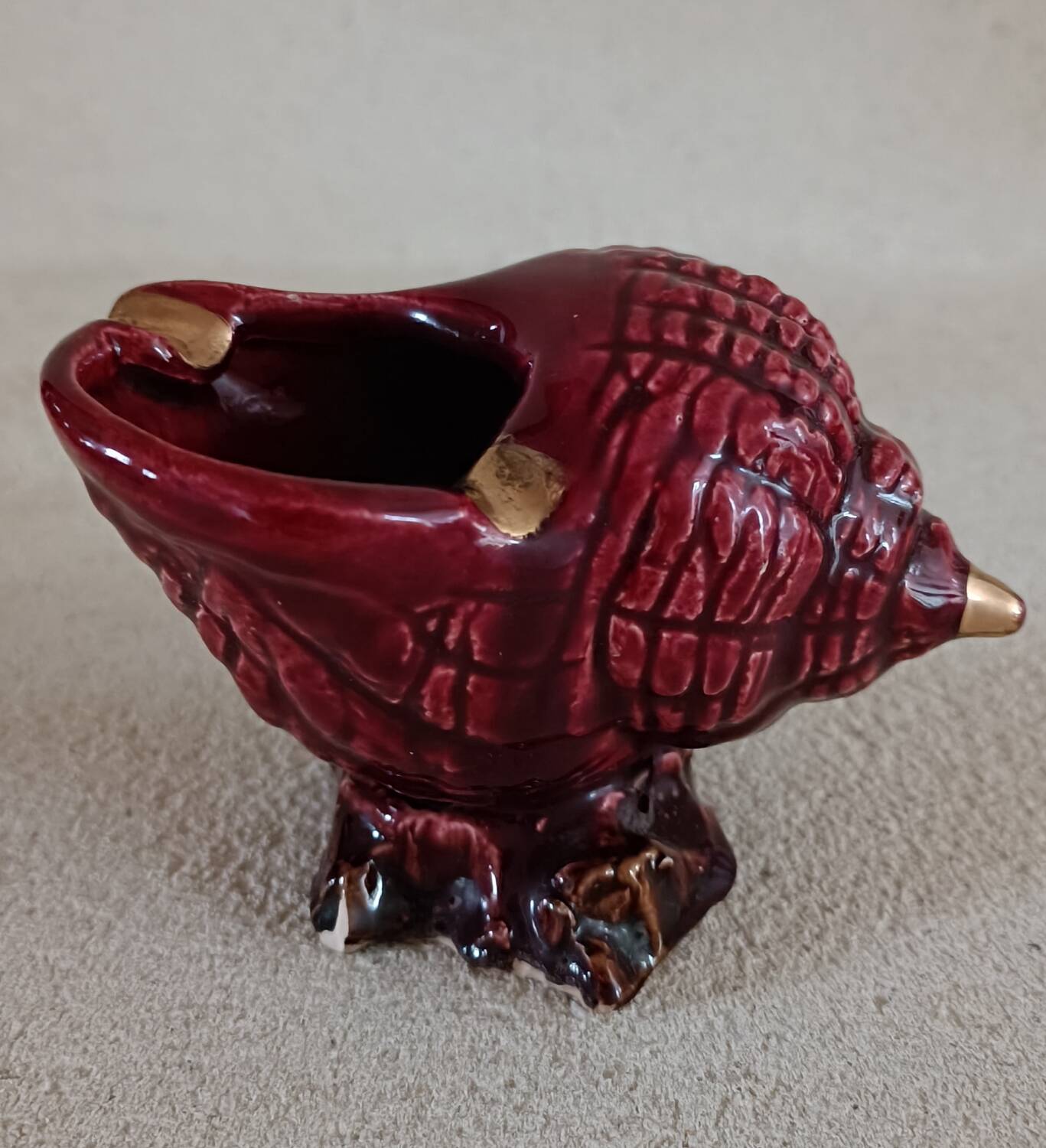 Cendrier coquillage vintage