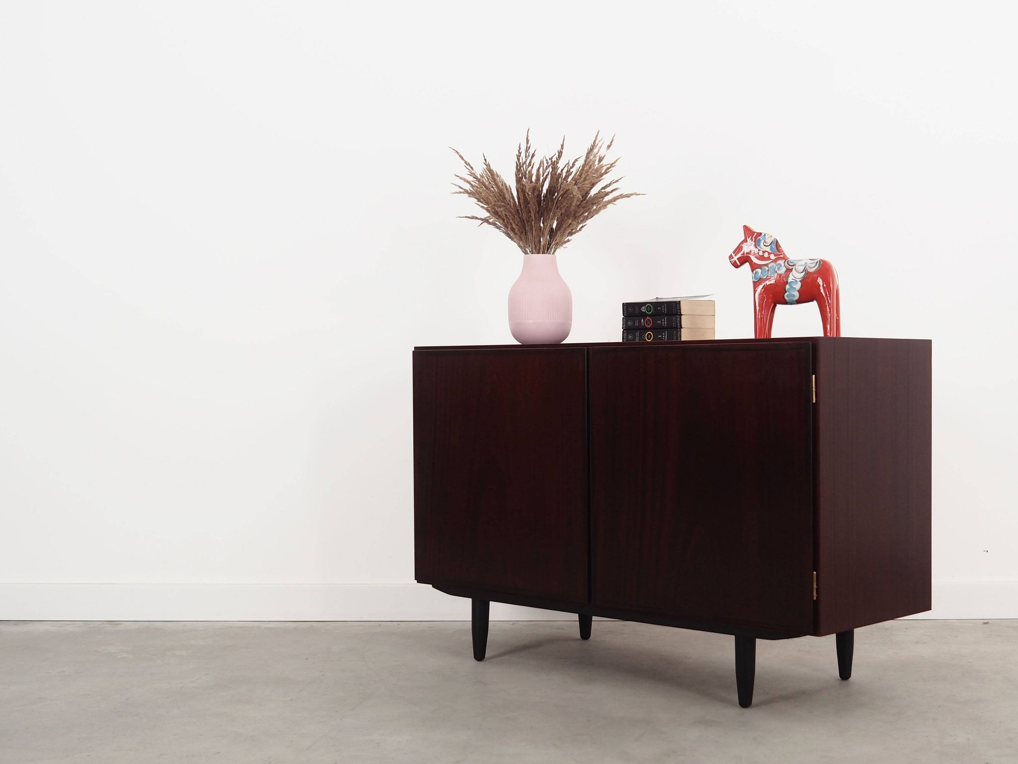 Mahogany cabinet, Danish design, 1970s, manufacturer: Omann Jun