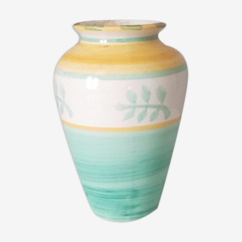 Vase artisanal en céramique vernissé