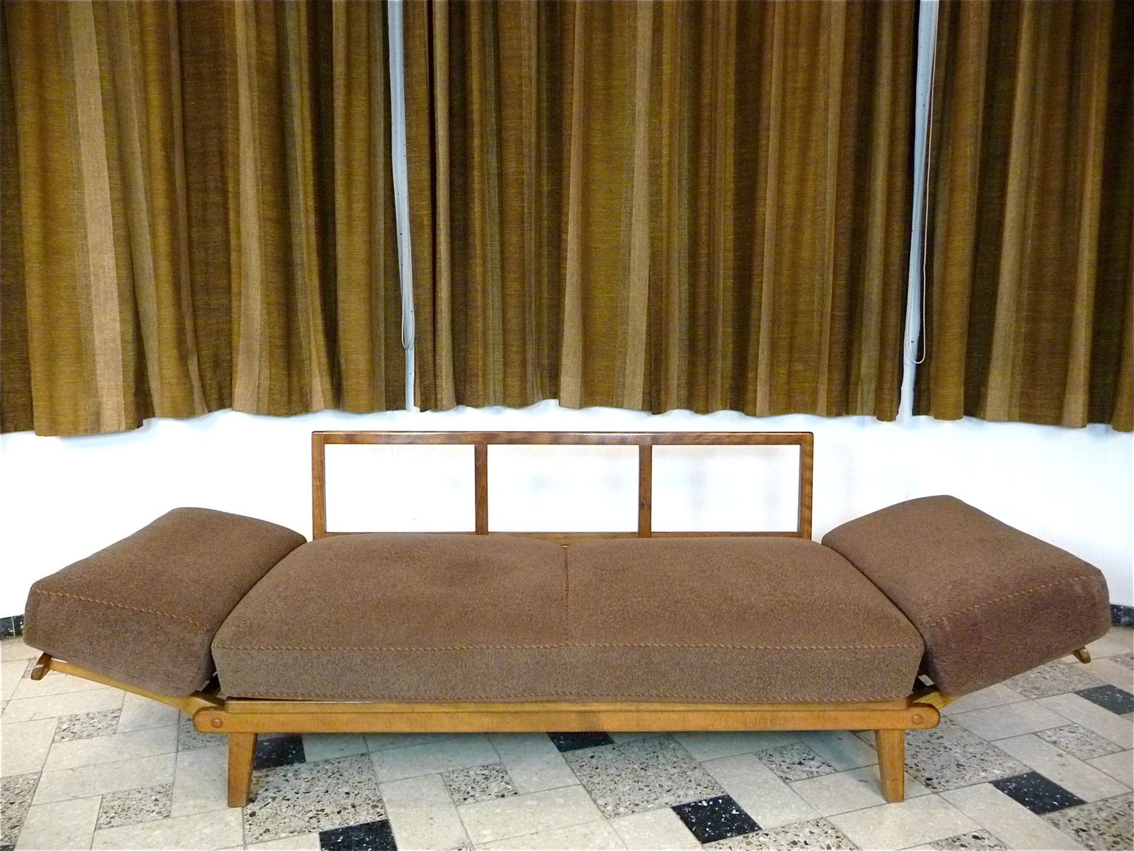 Mid-century Two-Seater Sofa Daybed by Wilhelm Knoll, Germany 1950s