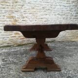 Solid oak farmhouse table