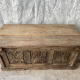 Solid wood chest