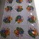 Nappe fleurie et ses 8 serviettes vintage