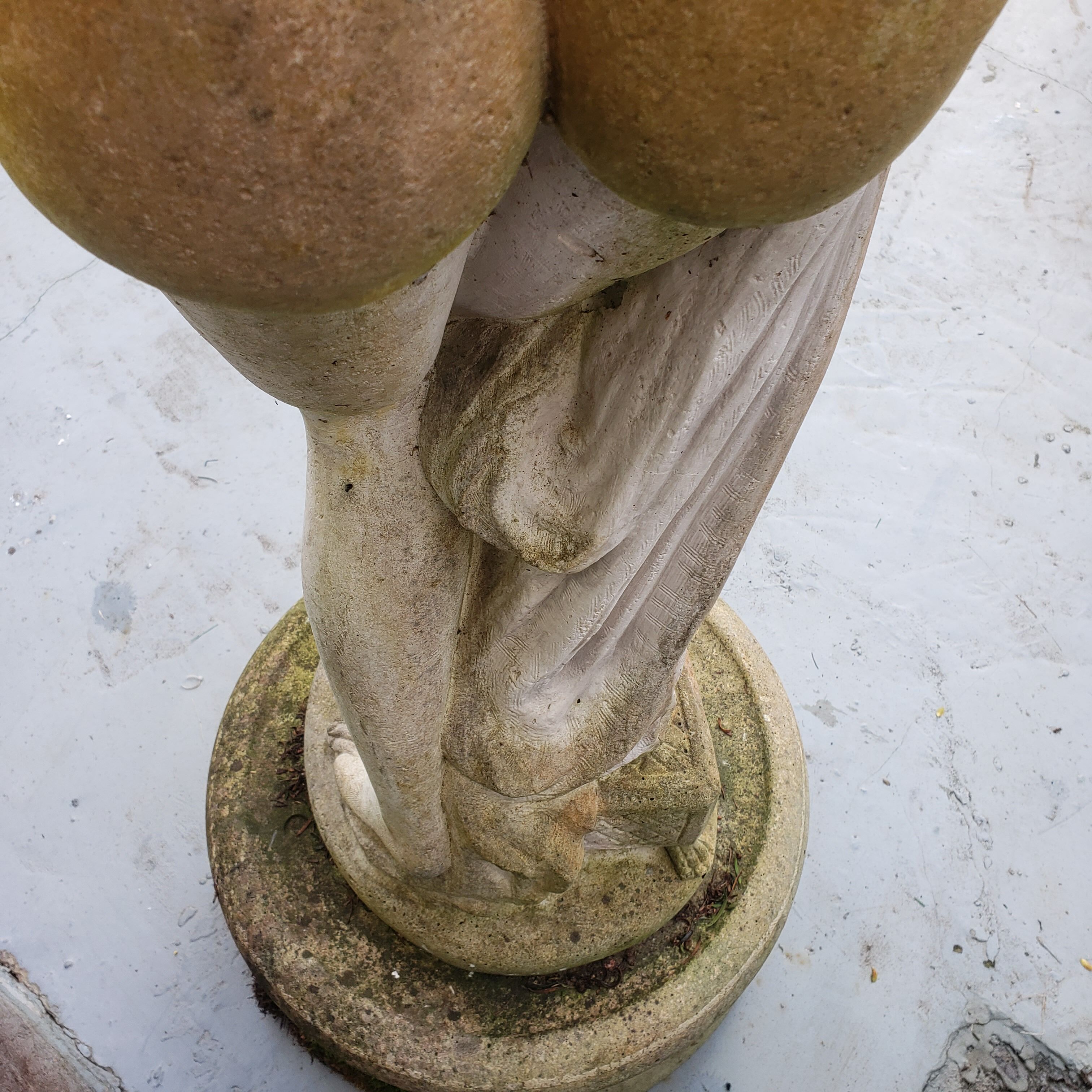 Stone statue representing Venus
