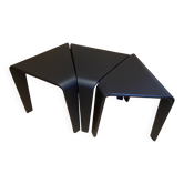 set of 3 Arper Ply stools, designed by Lievore, Altherr, Molina