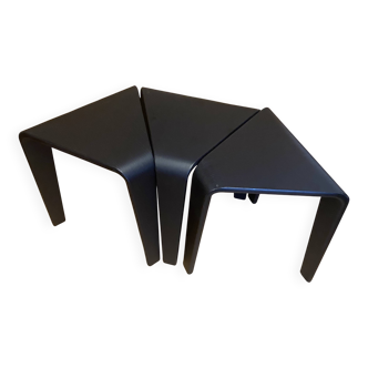 set of 3 Arper Ply stools, designed by Lievore, Altherr, Molina