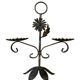 Cast iron candle holder