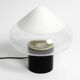 1960s Italian two-piece Murano glass table lamp by Roberto Pamio for Leucos