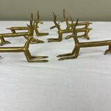 Brass knife holders