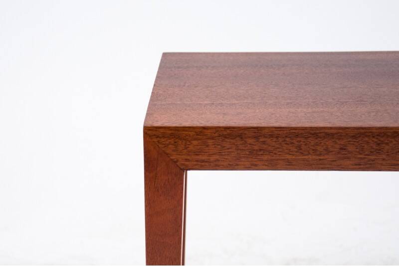 Table basse en teck, Haslev Møbelfabrik, Danemark, années 1960