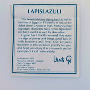 Box of 6 Solid Silver 925 Spoons & Lapis Lazuli - Morita Gil Chil