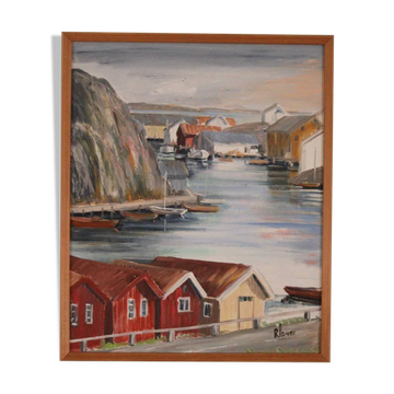 « Vue du port » par Rita Hansen