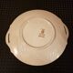 Plat vintage ø27 cm porcelaine sarreguemines flameco vert