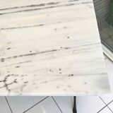 Marble and cast iron bistro table