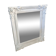 Antique mirror with painted wooden frame