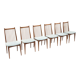 Set of 6 dining room chairs / bar chairs from the 1960s