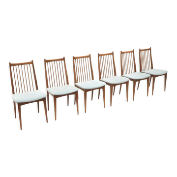 Lot de 6 chaises de salle à manger / chaises de bar des années 1960