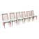 Set of 6 dining room chairs / bar chairs from the 1960s