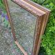 Old plastered and gilded wooden mirror 138x84