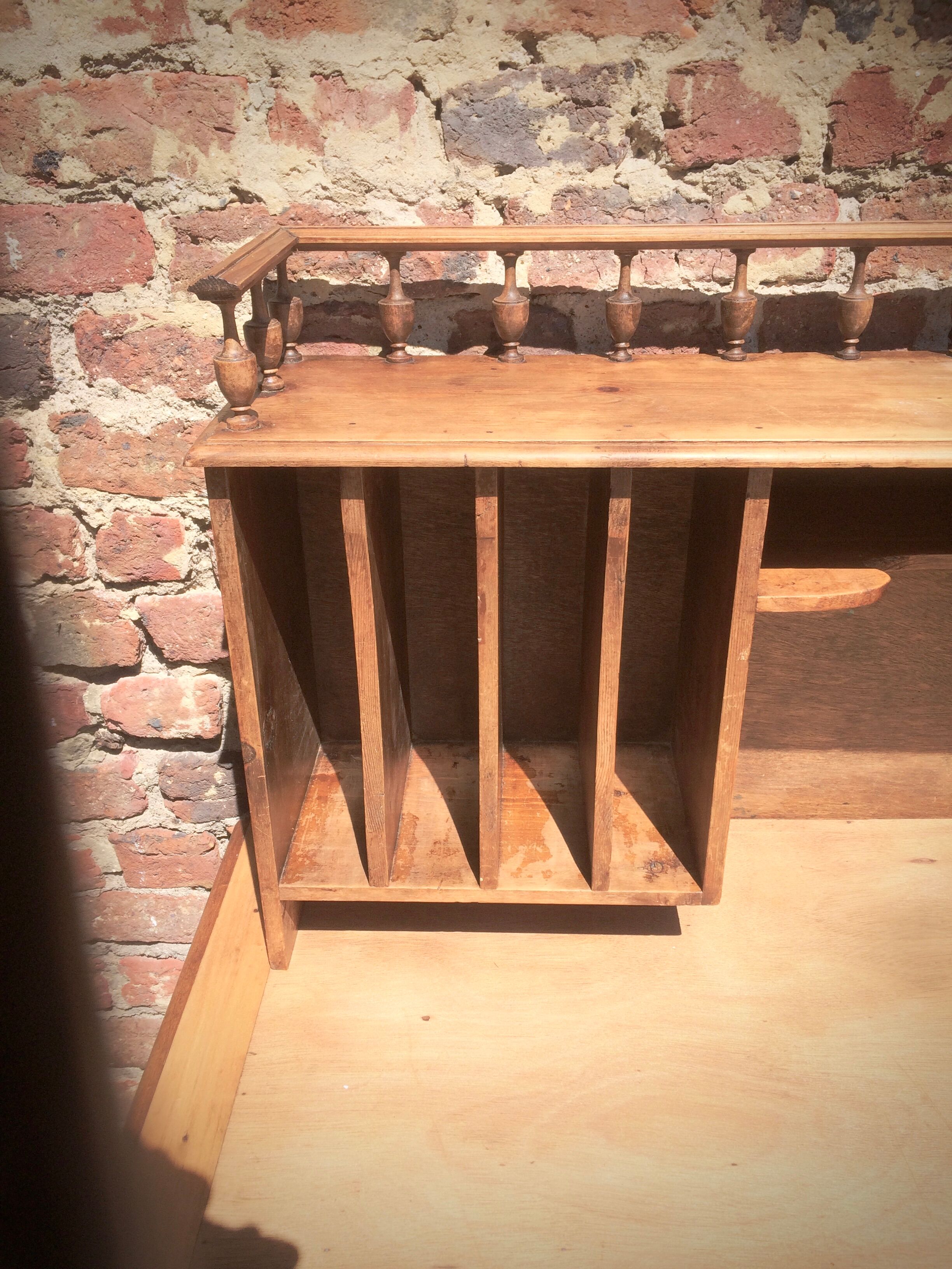 Period office in pitchpin