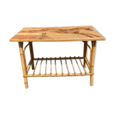 Rattan coffee table
