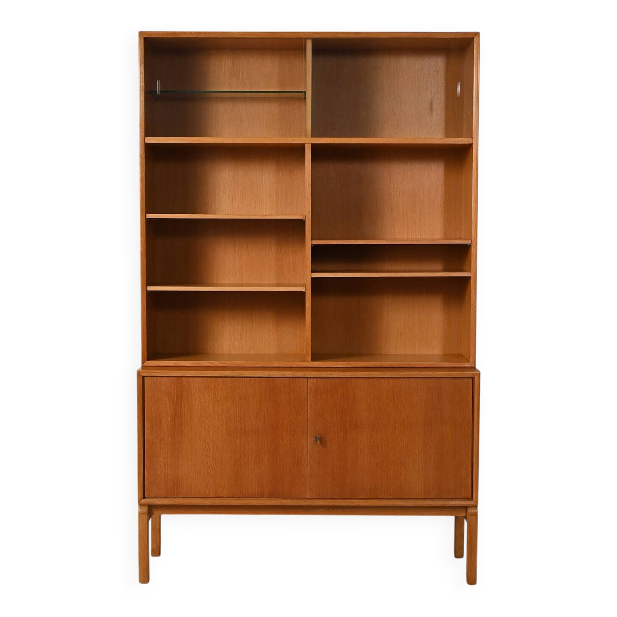 Bookcase with showcase by Marian Grabinsky for IKEA