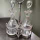 Former servant oil and vinegar silver and cut glass
