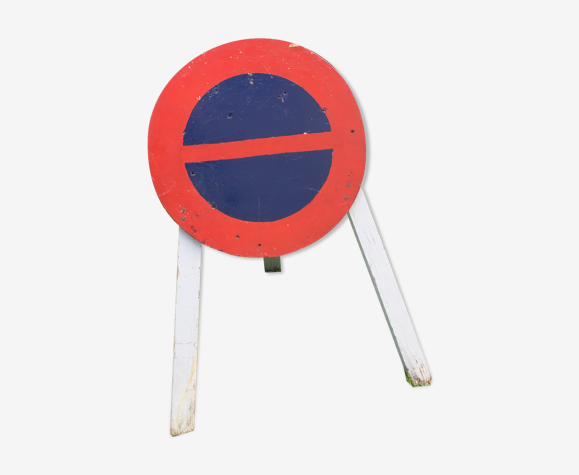 Panneau signalisation en bois
