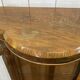 English walnut display cabinet, 1950s