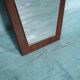 Hexacon Art Deco vintage mirror from the 1950s in wenge.