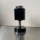 Vintage sarome japan table lighter in black plastic