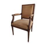 Louis XVI Jacob style armchair beige trim