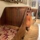 Set of 19th Century Italian Empire Flamed Walnut Sleigh Beds or Daybeds