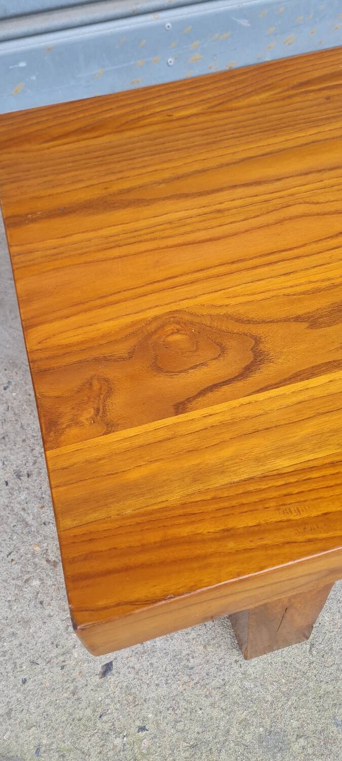 Elm coffee table 1960