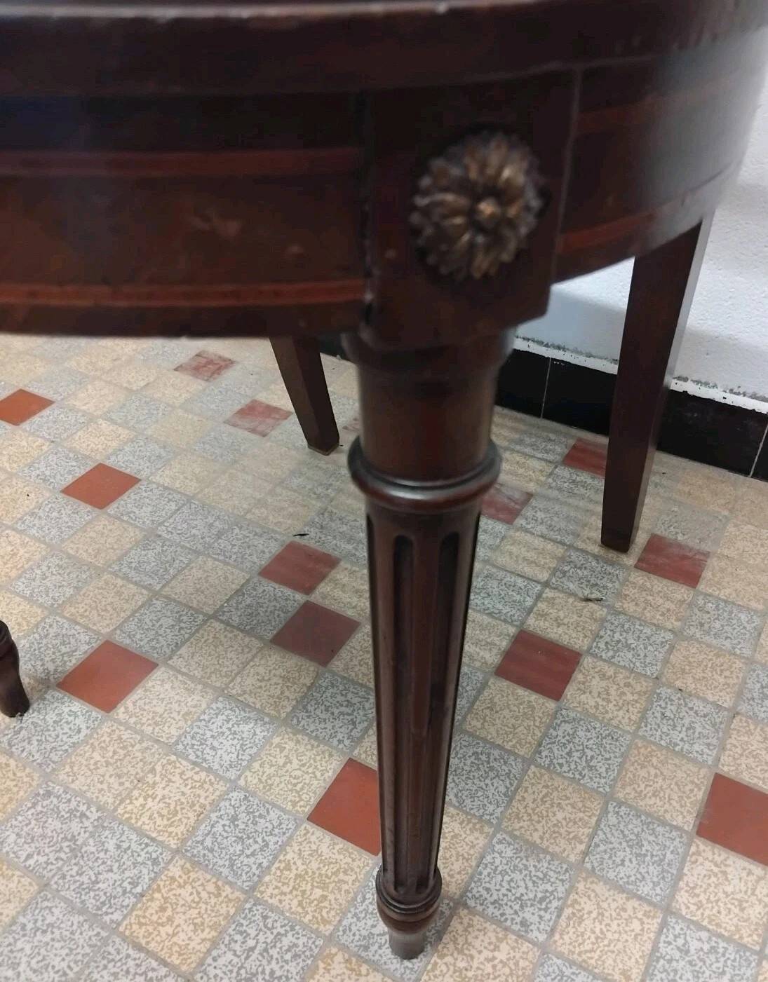 Antique Louis XVI Style Chair with Caned Seat