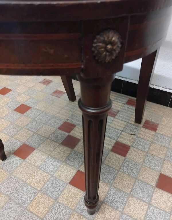 Ancienne Chaise Style Louis XVI Assise Cannée