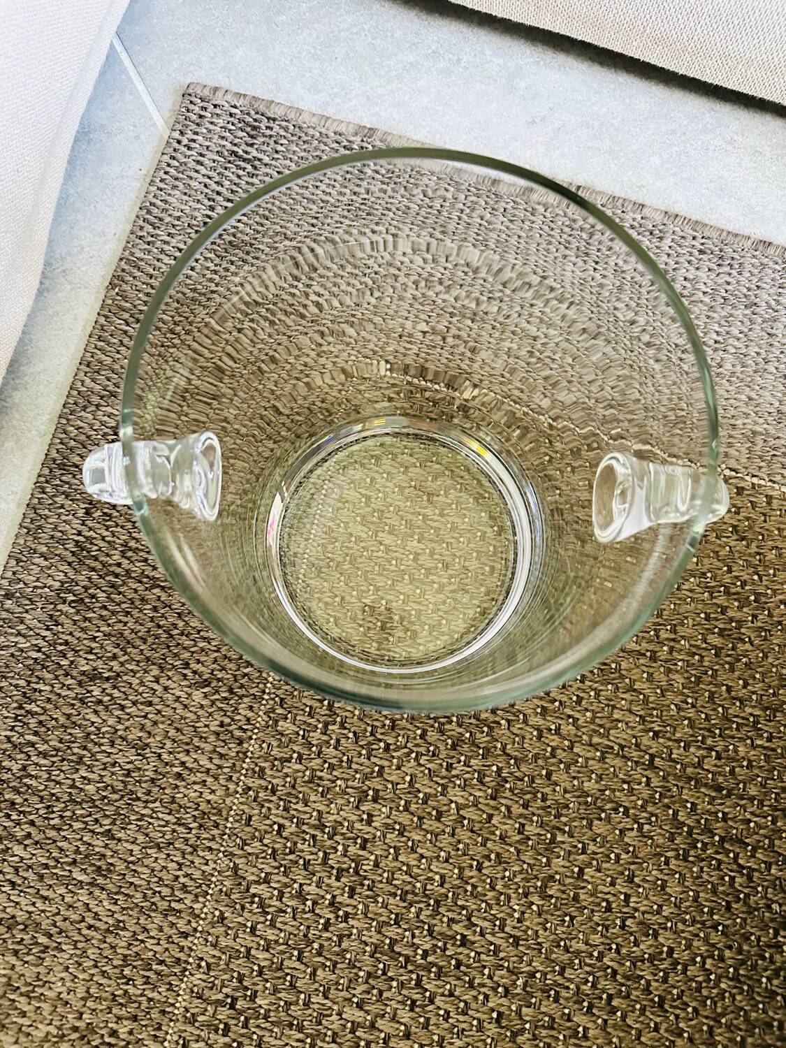 RomanArt champagne or ice bucket • blown glass