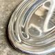 Silver-plated metal dish