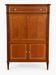 Secretary bar furniture, solid wood Louis XVI style - mirror and shelf