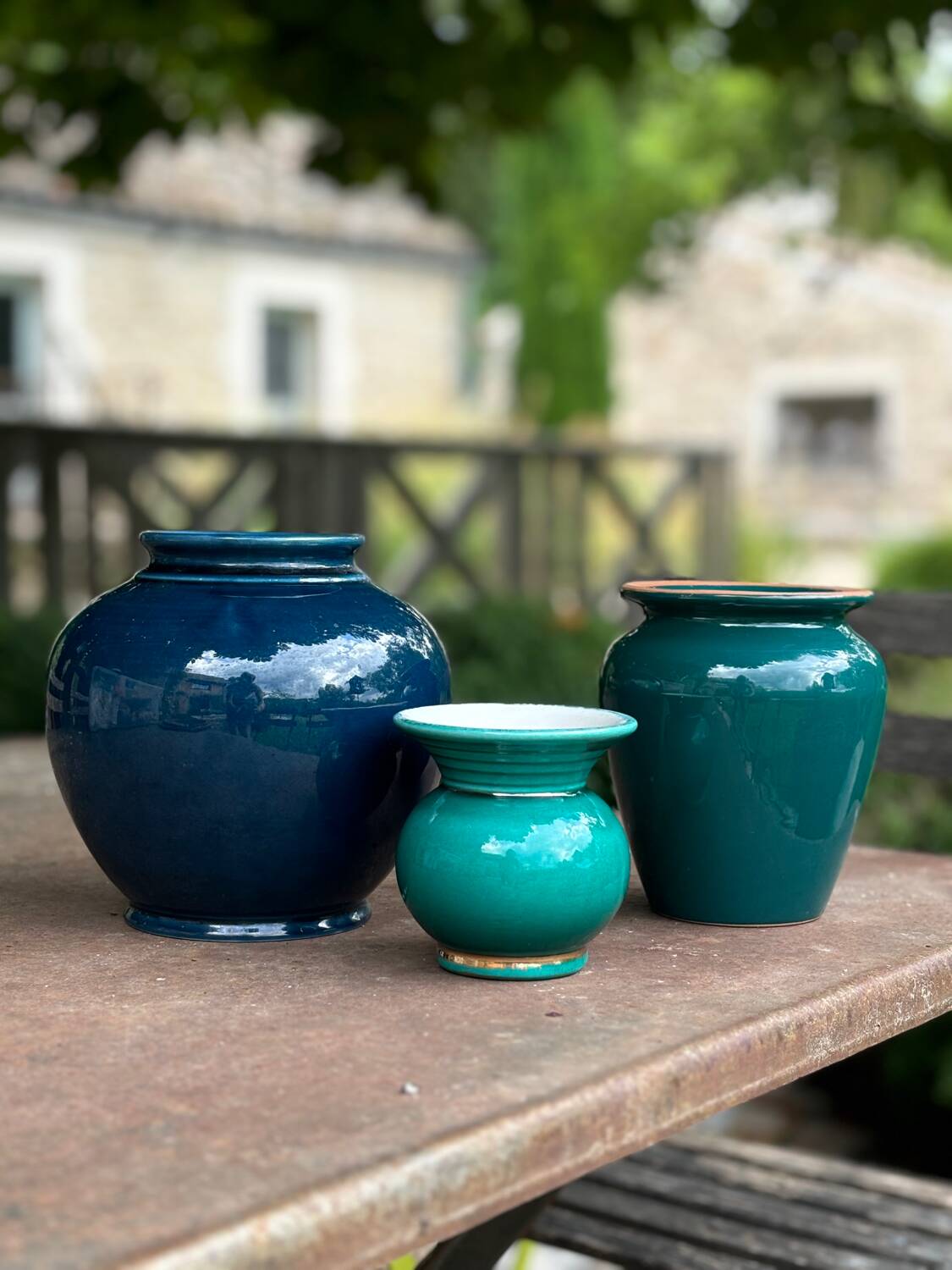 Mini ceramic ball vase