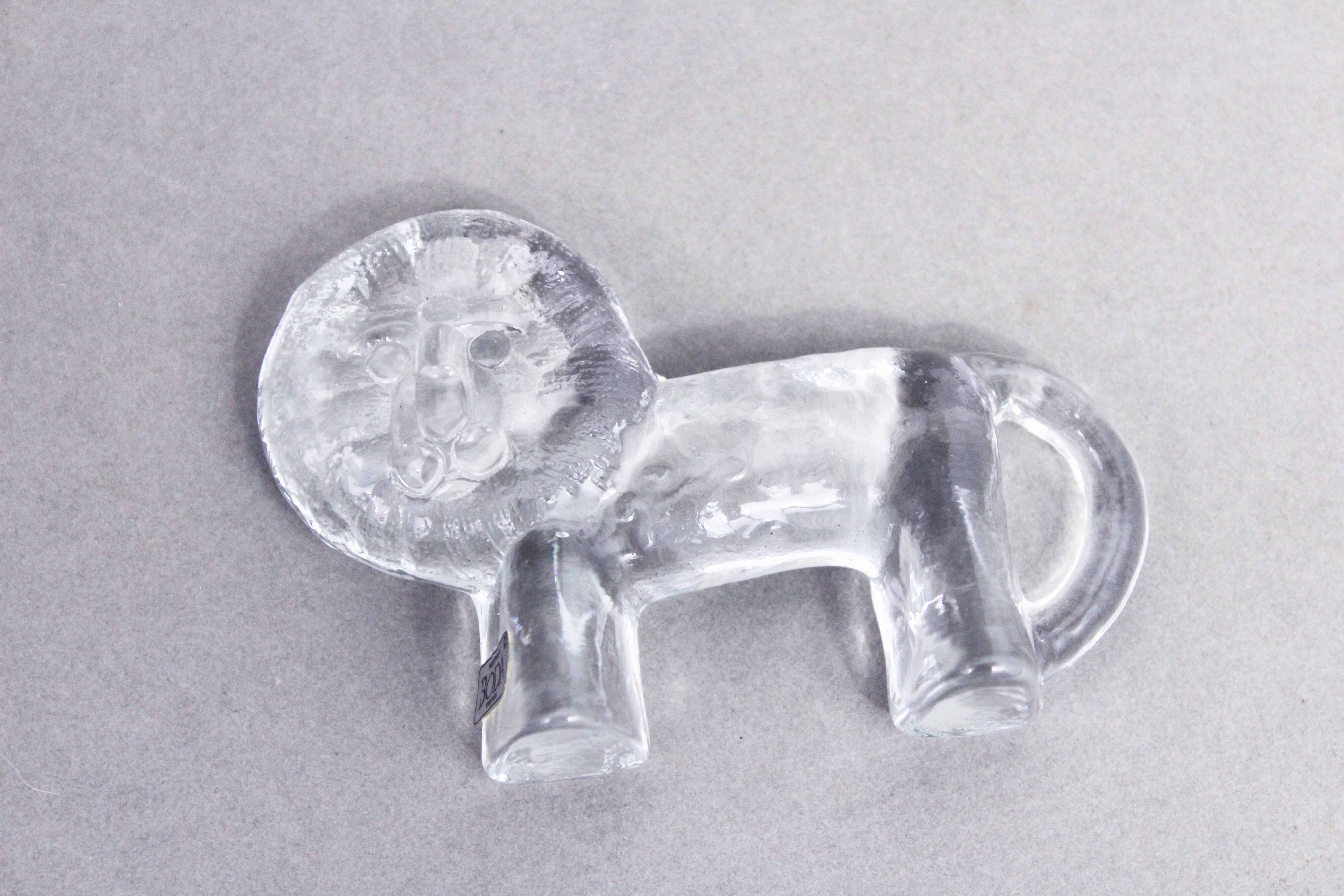 Kosta Boda Lion Paperweight